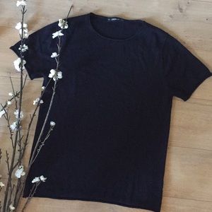 Zara Short Sleeved Knit Shirt